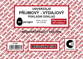 BALOUŠEK PT060 Univerzální příjmový-výdajový pokladní doklad